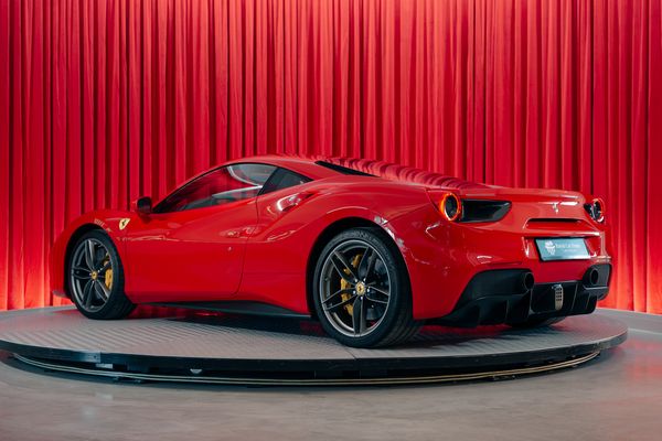 Ferrari Rear 3/4 Left View
