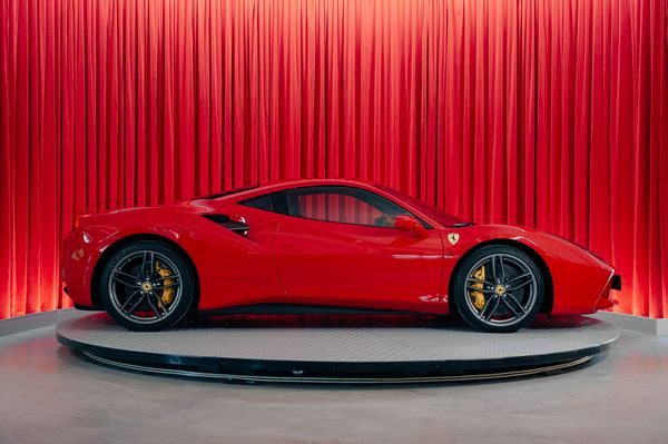 Ferrari Side Profile View